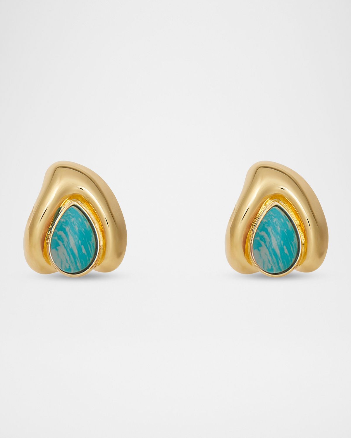 Lele Sadoughi Laurel Button Earrings