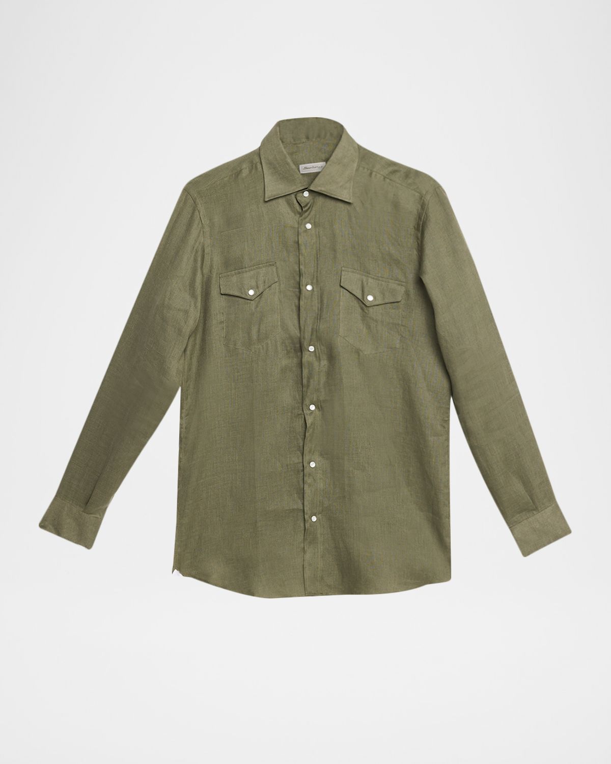 Sartorio Men 's Texas Linen Button-Front Shirt