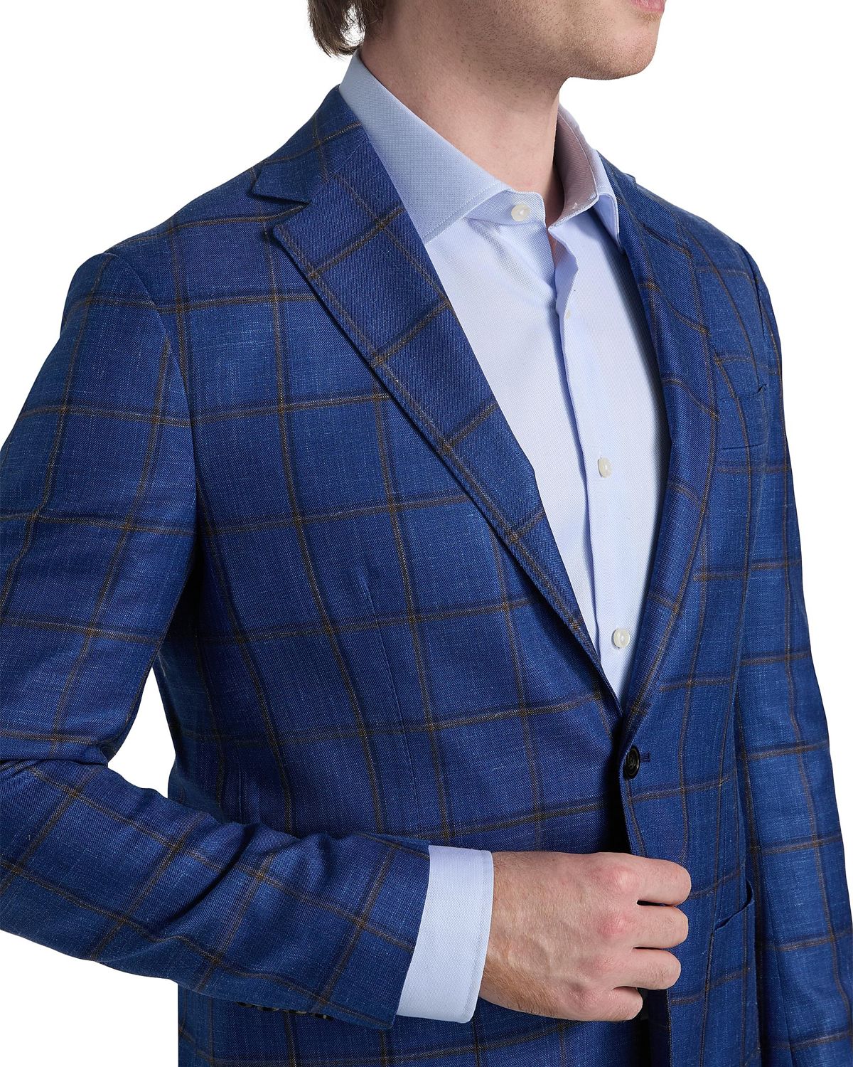 Sartorio Men 's Plaid Wool Single-Breasted Sport Coat | Thumbnail 5 Sartorio Men 's Plaid Wool Single-Breasted Sport Coat | Thumbnail 5