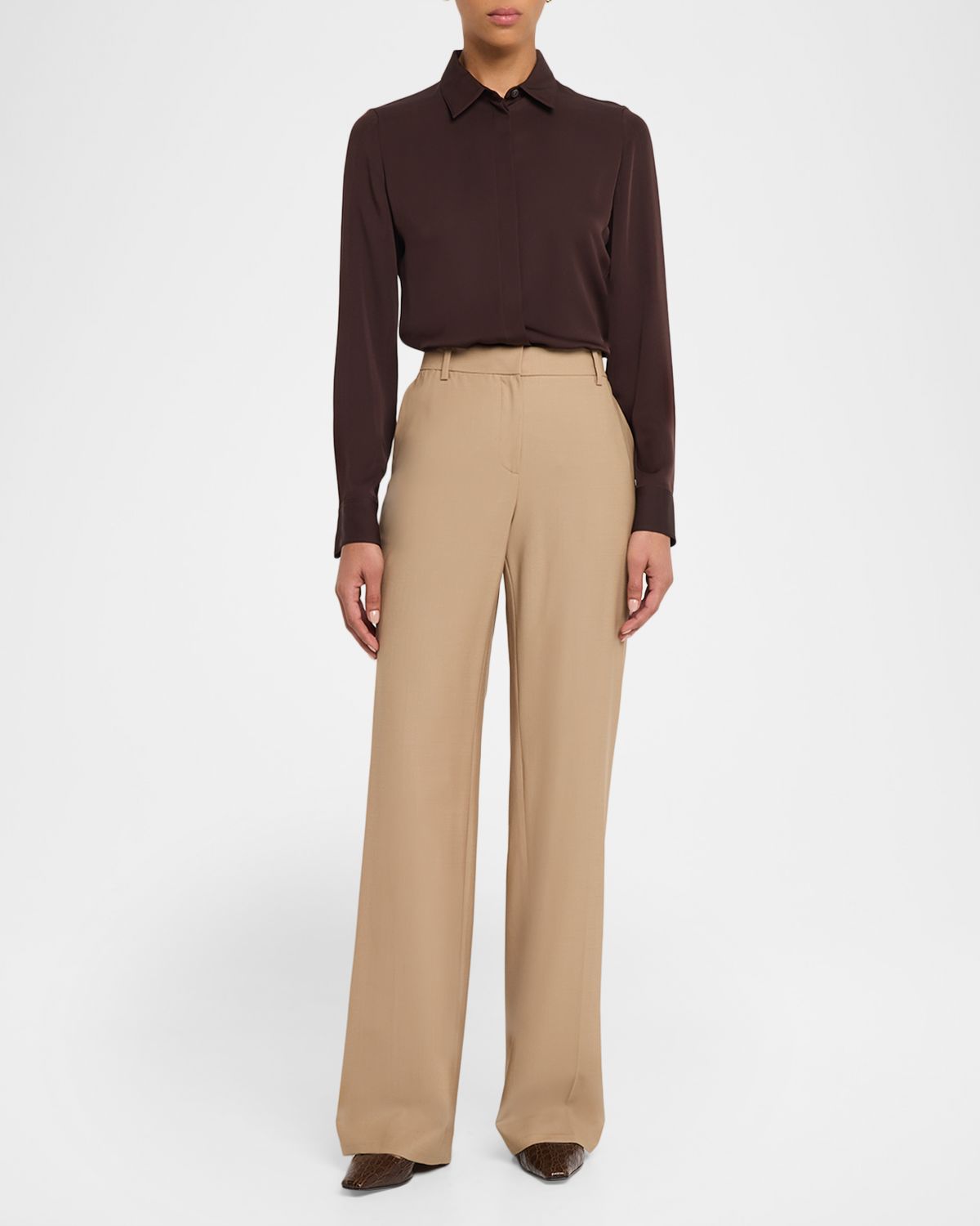 Lafayette 148 New York Gates Straight-Leg Pants