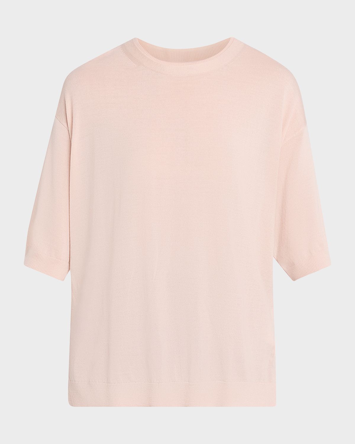 Lafayette 148 New York Drop-Shoulder Merino Wool Knit Sweater