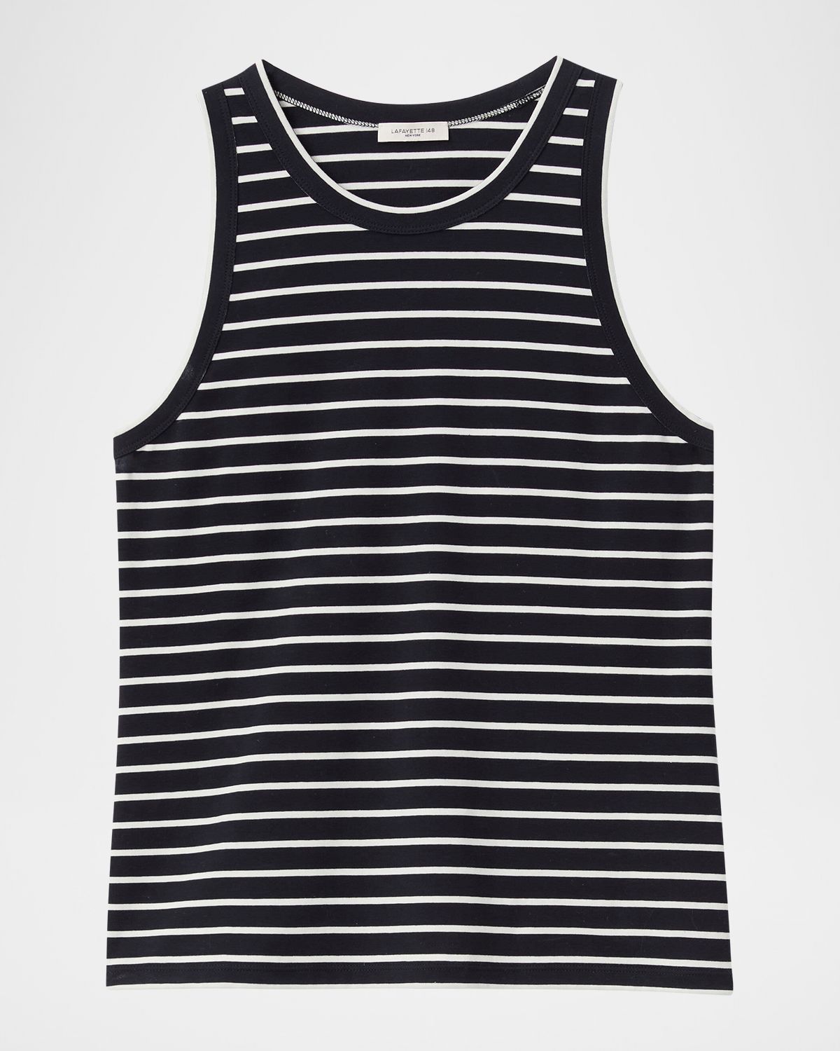 Lafayette 148 New York Striped Racerback Tank
