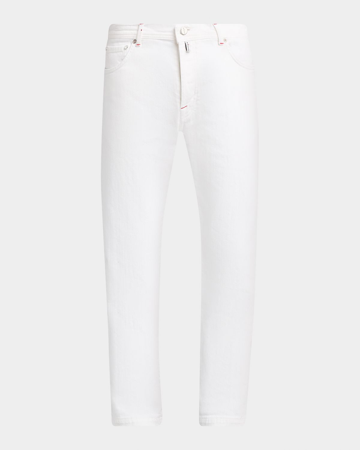 Kiton Men 's Corrabo Stretch Cotton Straight Leg Five-Pocket Pants