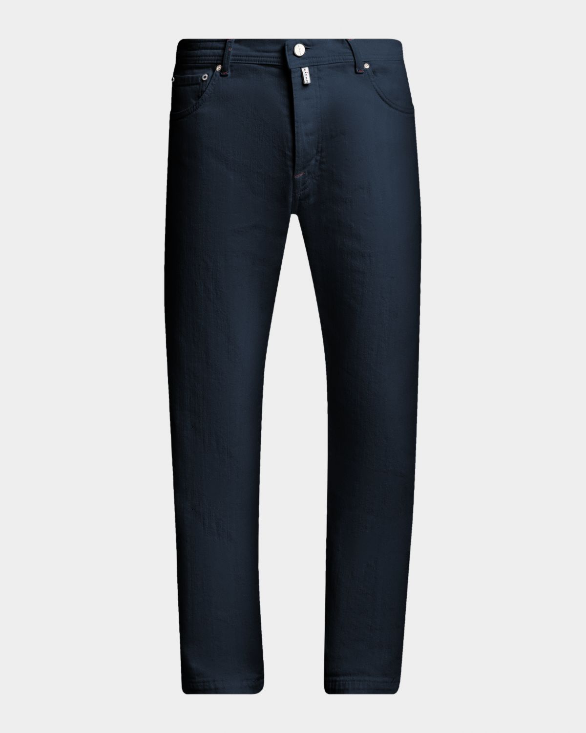 Kiton Men 's Corrabo Stretch Cotton Straight Leg Five-Pocket Pants