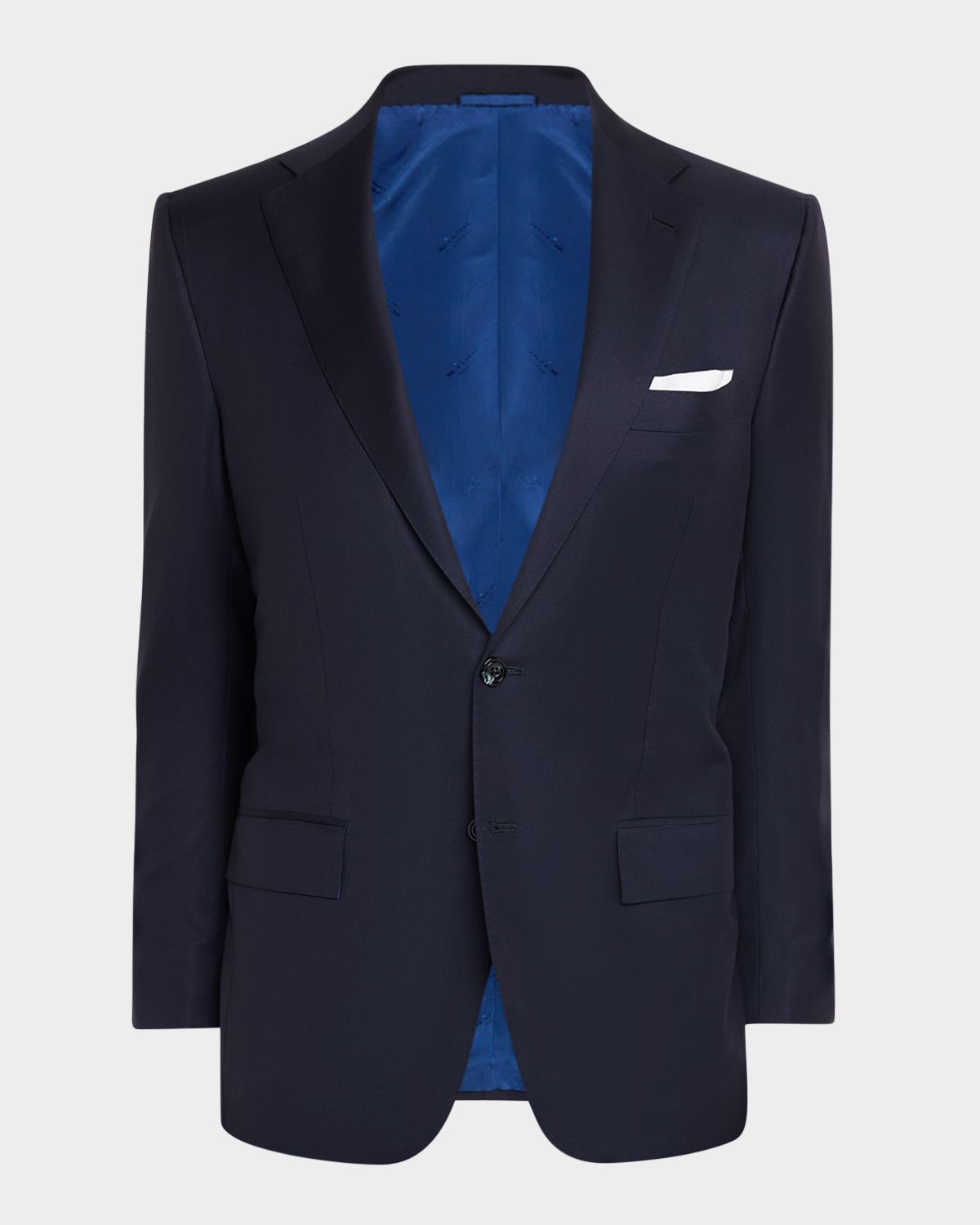 Kiton Men 's Virgin Wool Single-Breasted Blazer