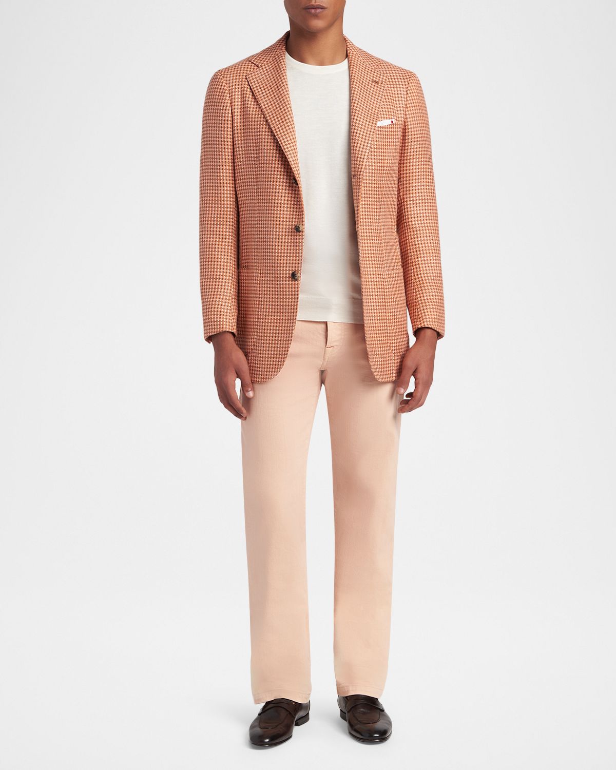 Kiton Men 's Cashmere, Wool and Silk Woven Sport Coat