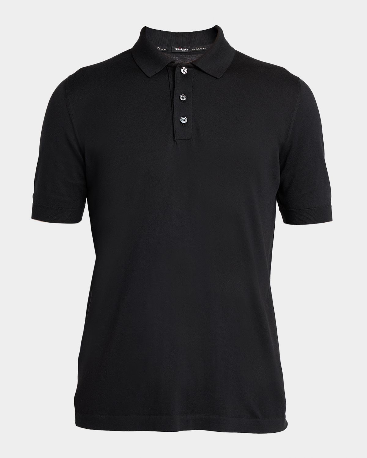 Kiton Men 's Cotton Classic-Fit Polo Shirt