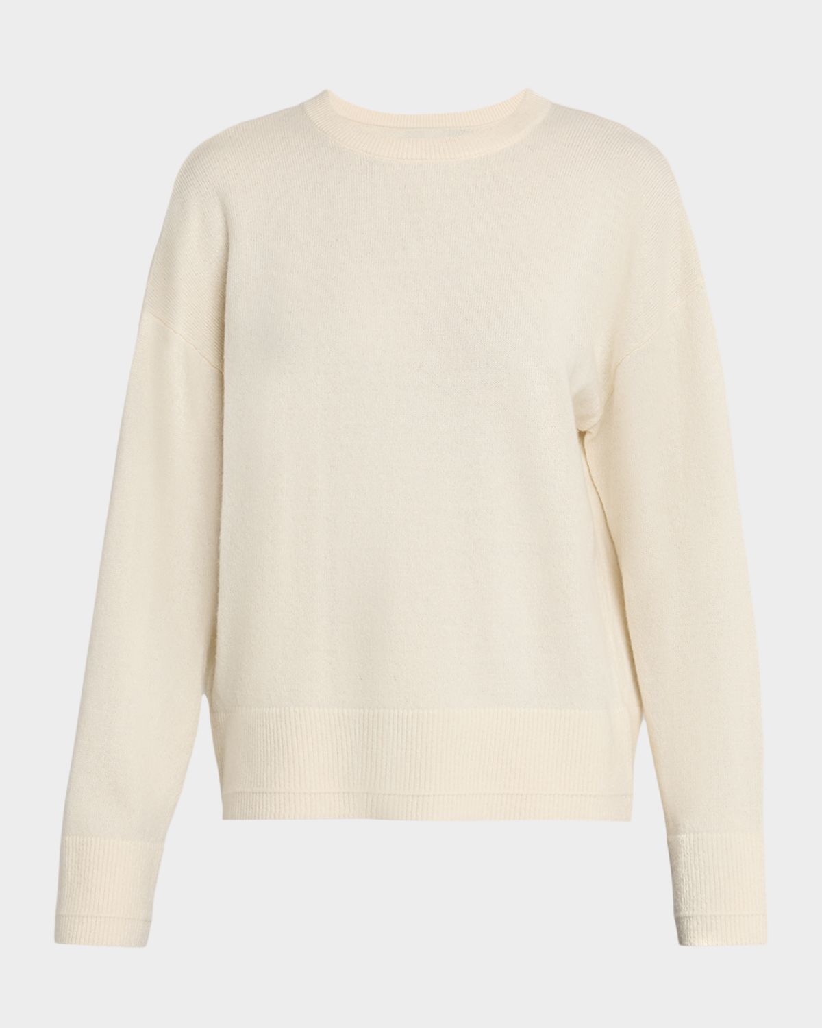 MARIA MCMANUS Ribbon Keyhole Cashmere Crewneck Sweater