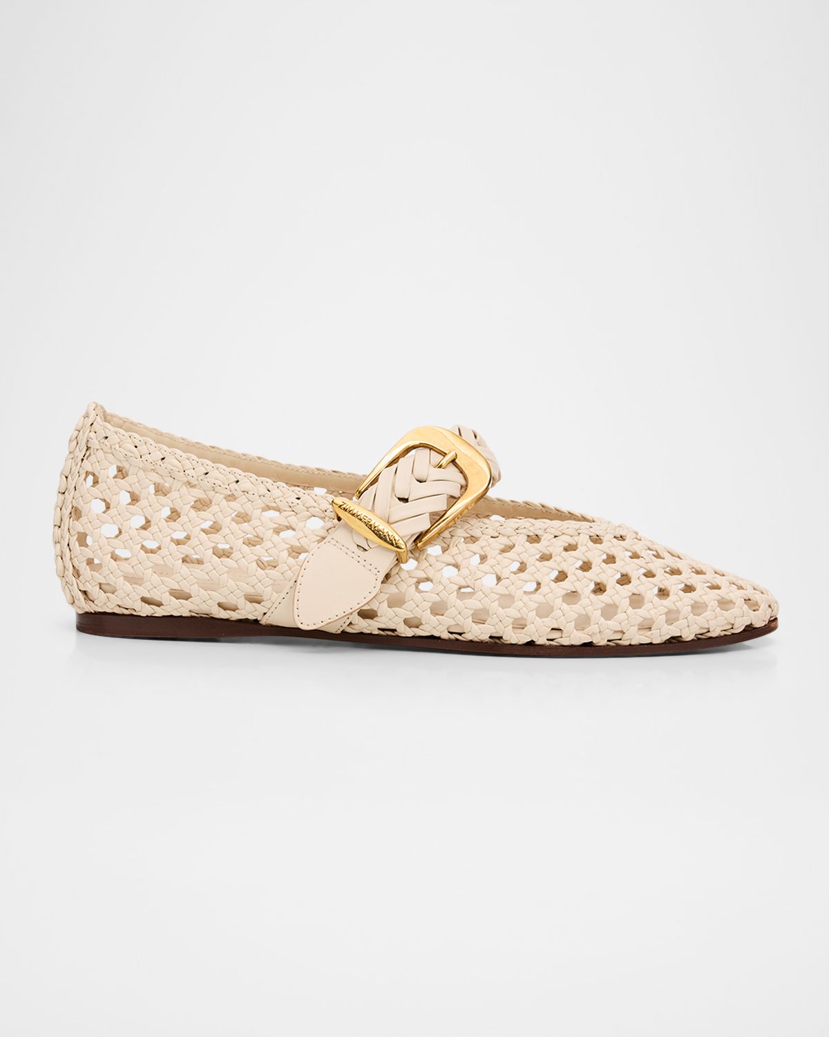 Zimmermann Alchemy Woven Leather Ballerina Flats | Thumbnail 5 Zimmermann Alchemy Woven Leather Ballerina Flats | Thumbnail 5