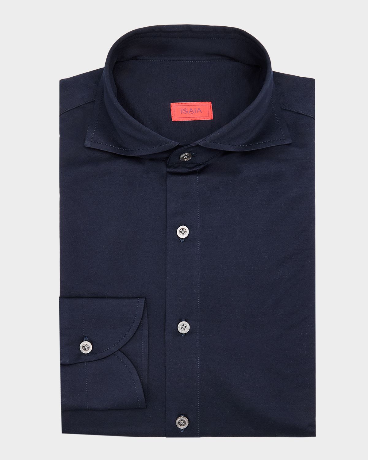 Isaia Cotton Jersey Shirt | Thumbnail 3