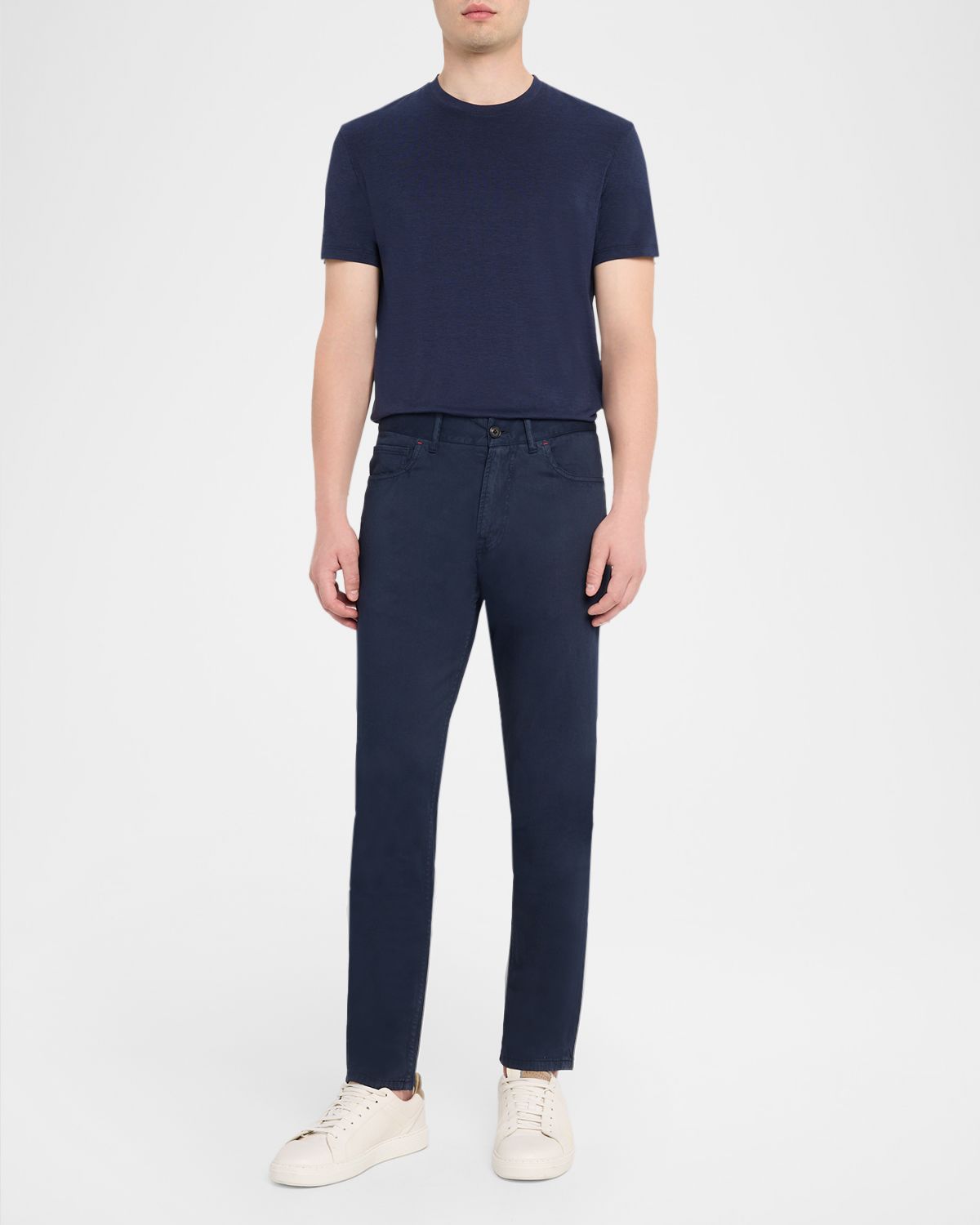 Isaia Men 's Silk-Cotton T-Shirt | Thumbnail 5