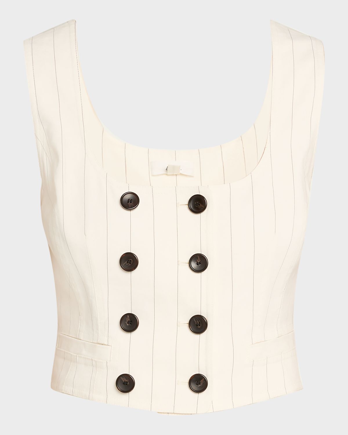 A.L.C. Darcy Pinstripe Cropped Vest | Thumbnail 6 A.L.C. Darcy Pinstripe Cropped Vest | Thumbnail 6