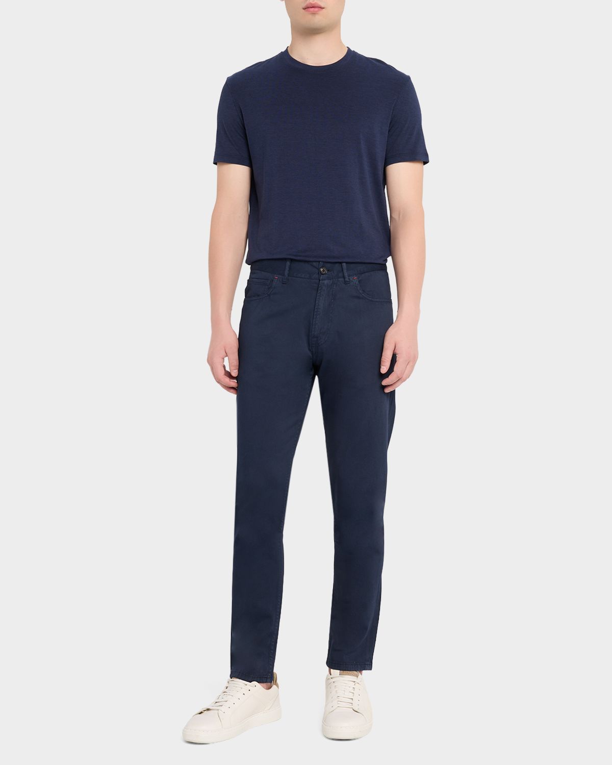 Isaia Men 's Slim-Fit Cotton-Cashmere Pants | Thumbnail 2 Isaia Men 's Slim-Fit Cotton-Cashmere Pants | Thumbnail 2