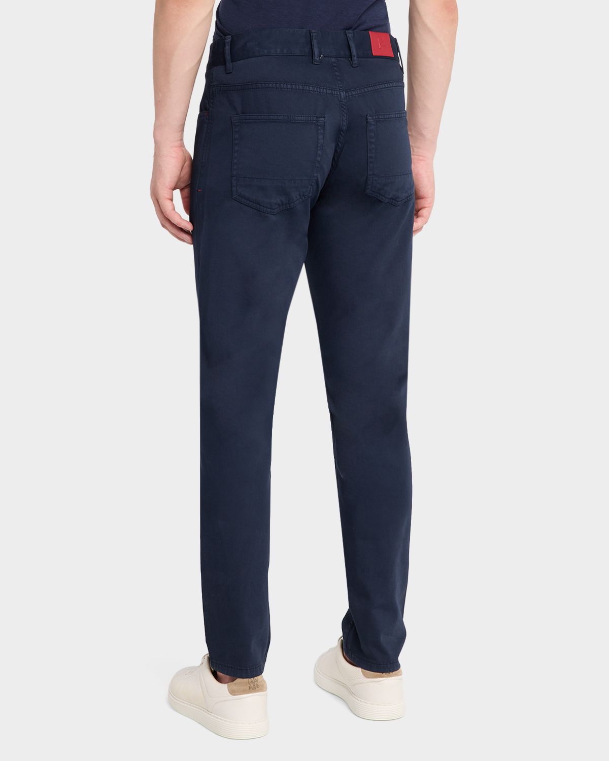Isaia Men 's Slim-Fit Cotton-Cashmere Pants | Thumbnail 3 Isaia Men 's Slim-Fit Cotton-Cashmere Pants | Thumbnail 3