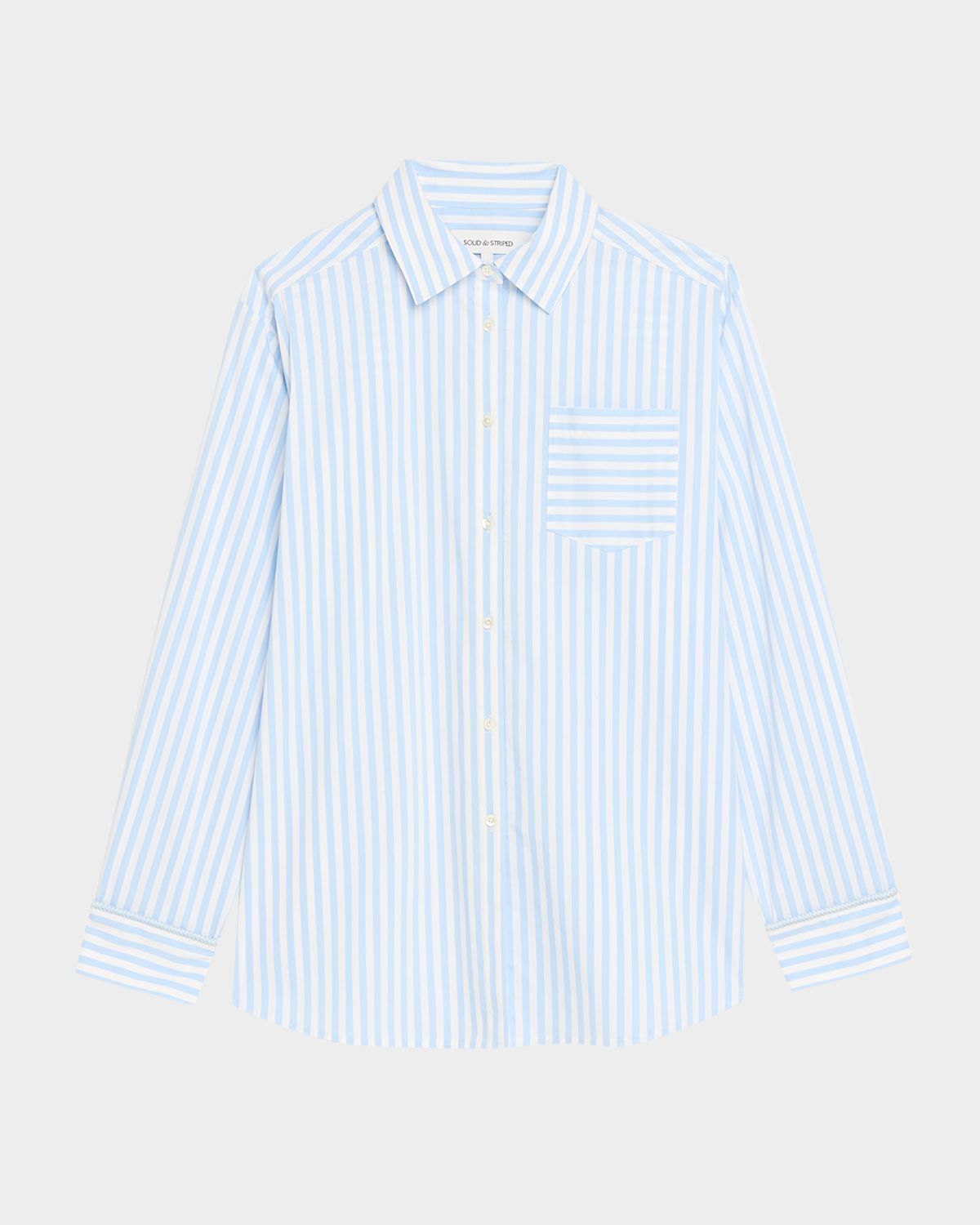 Solid and Striped The Avril Striped Button-Front Shirt