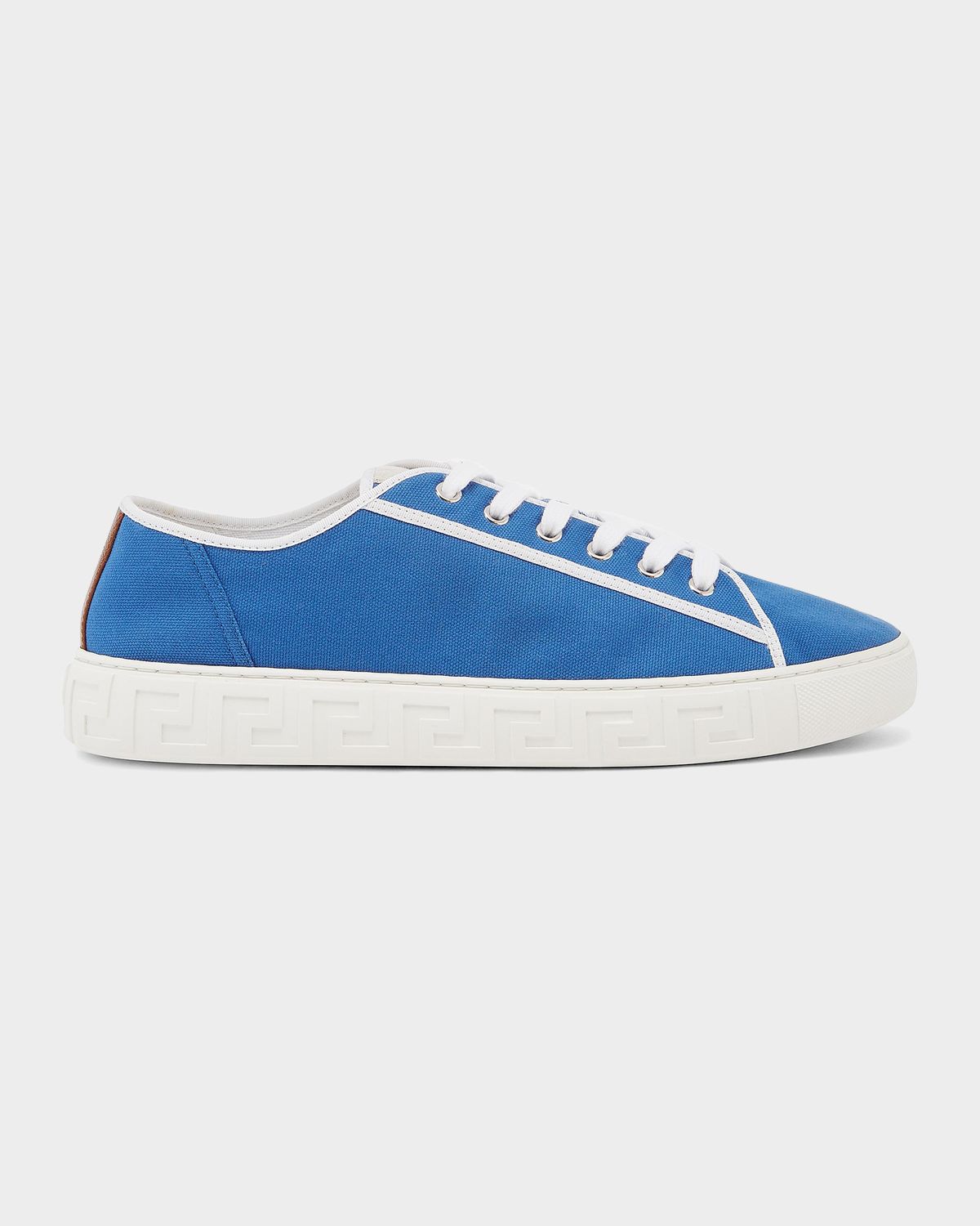 Versace Jeans Couture Men 's Greca Canvas Sneakers