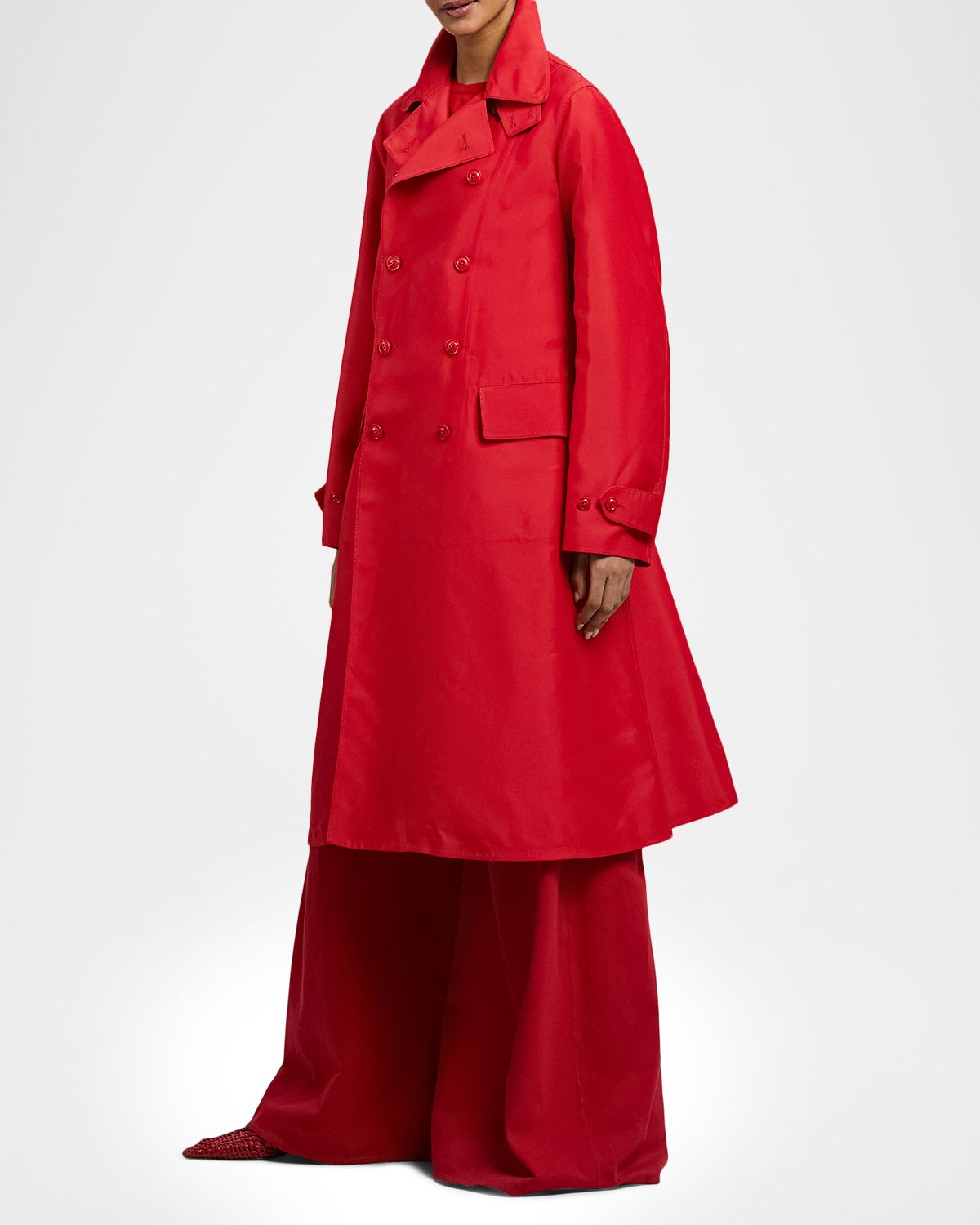 Ralph Lauren Collection Double-Breasted Trench Coat