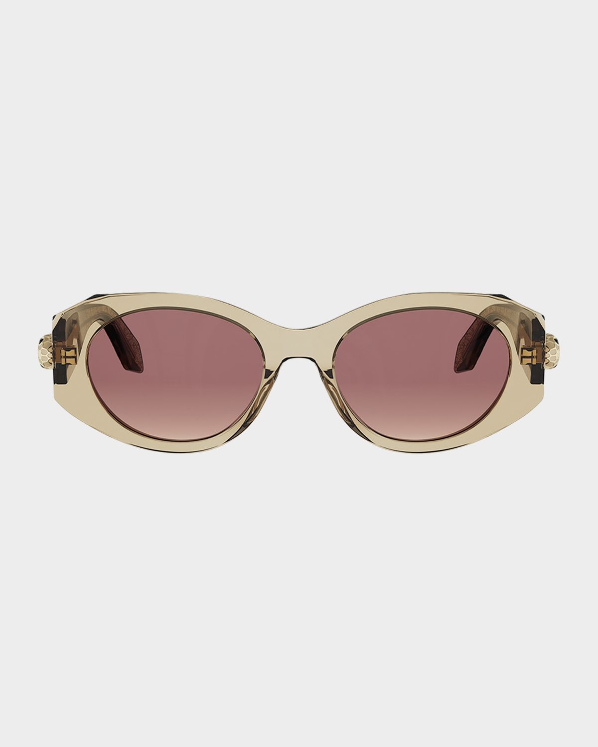 BVLGARI Serpenti Forever 52mm Oval Sunglasses | Thumbnail 4 BVLGARI Serpenti Forever 52mm Oval Sunglasses | Thumbnail 4