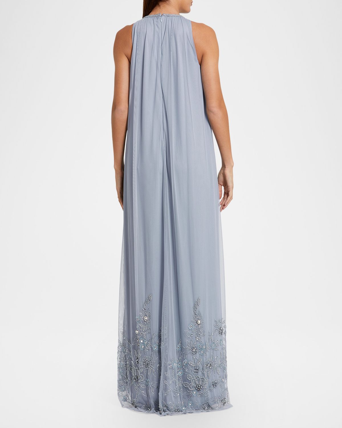 Mac Duggal Embellished Tulle Trapeze Gown | Thumbnail 3