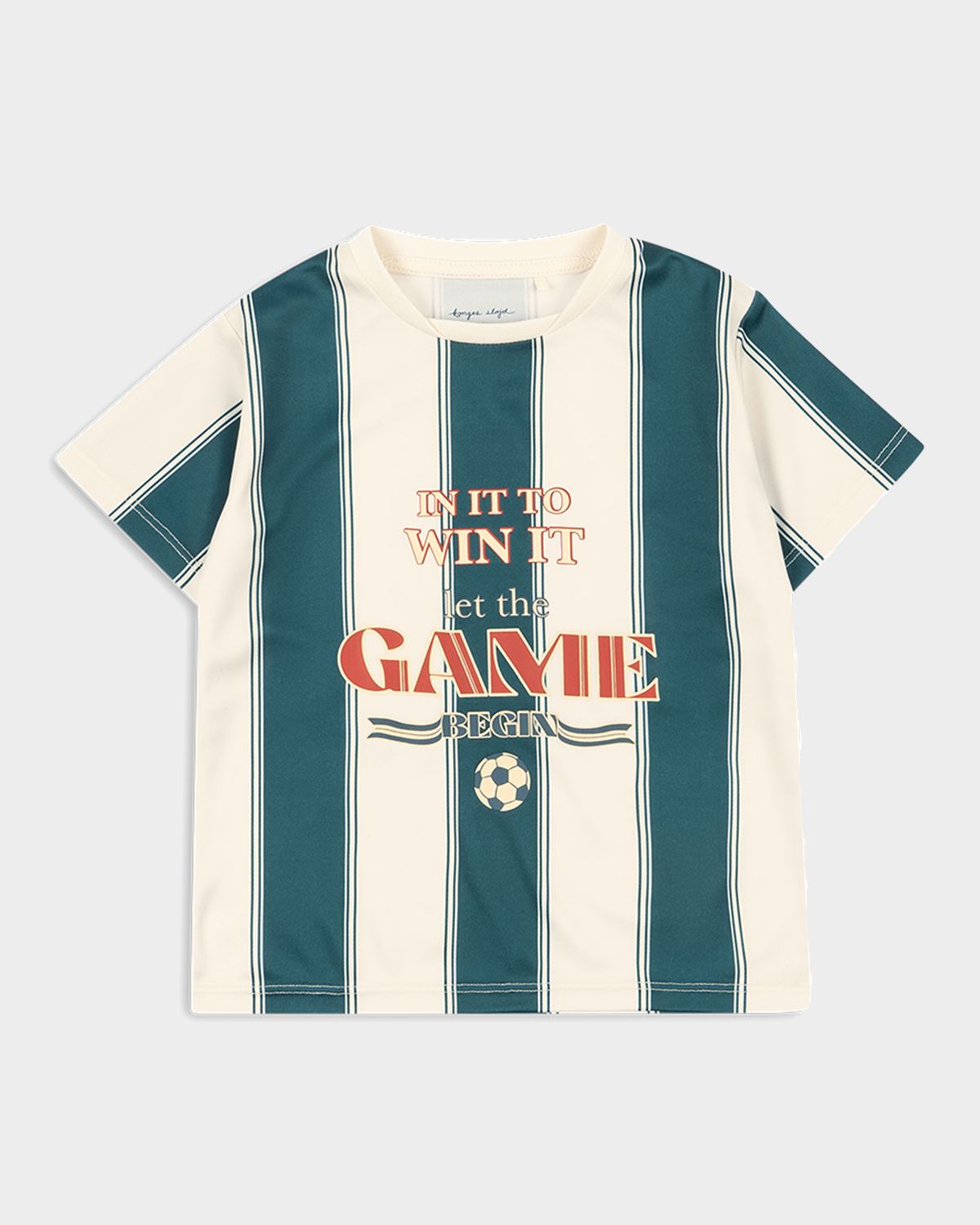 Konges Slojd Boy 's Striped Active T-Shirt, Size 2-8