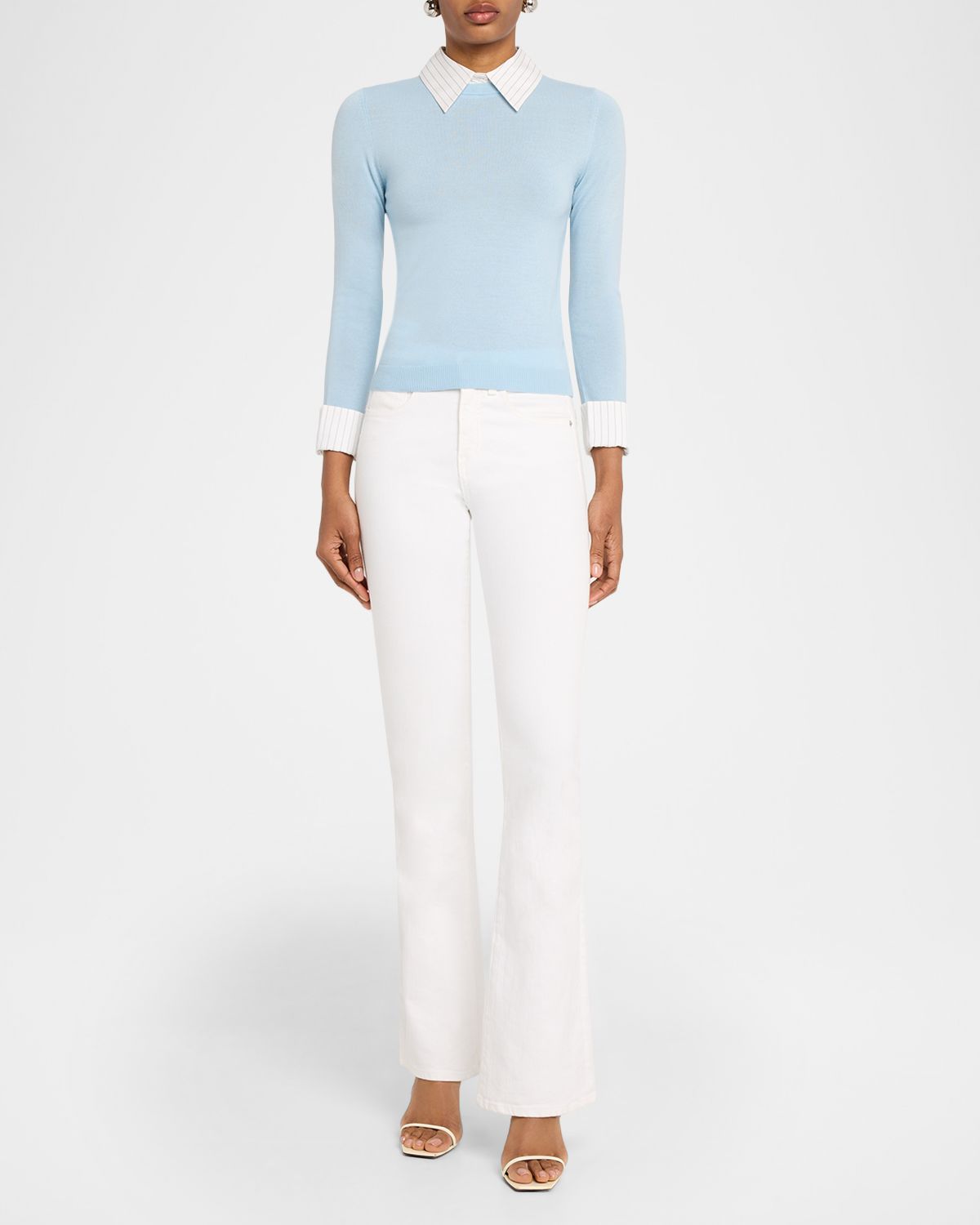 ALICE + OLIVIA Porla Collared Sweater