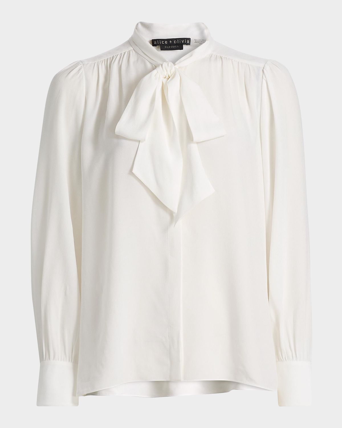 ALICE + OLIVIA Thayer Tieneck Blouse