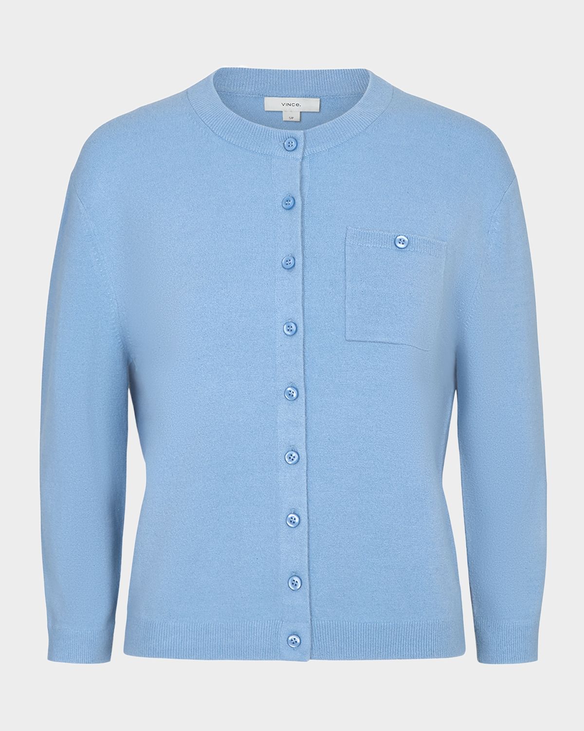 Vince Cashmere-Blend Pocket Cardigan