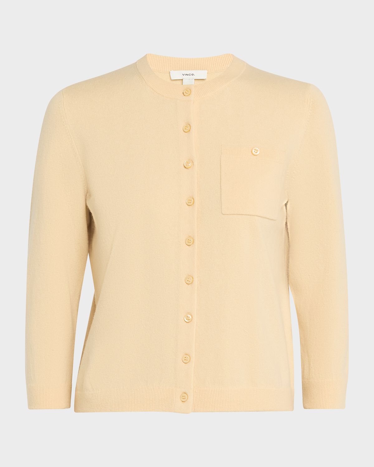 Vince Cashmere-Blend Pocket Cardigan