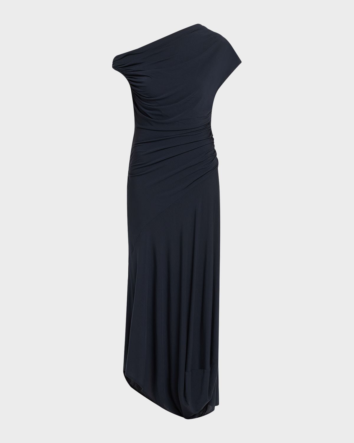 A.L.C. Halle Ruched Asymmetric Jersey Dress | Thumbnail 6