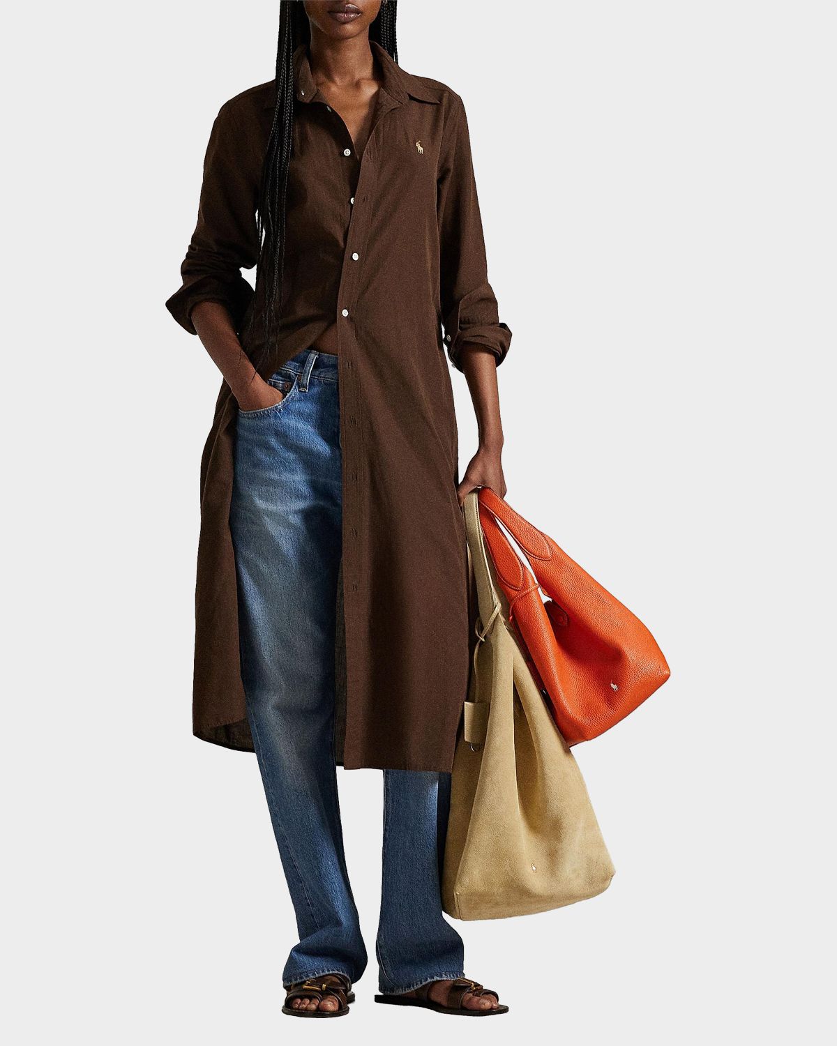 Polo Ralph Lauren Kingsley Midi-Shirtdress