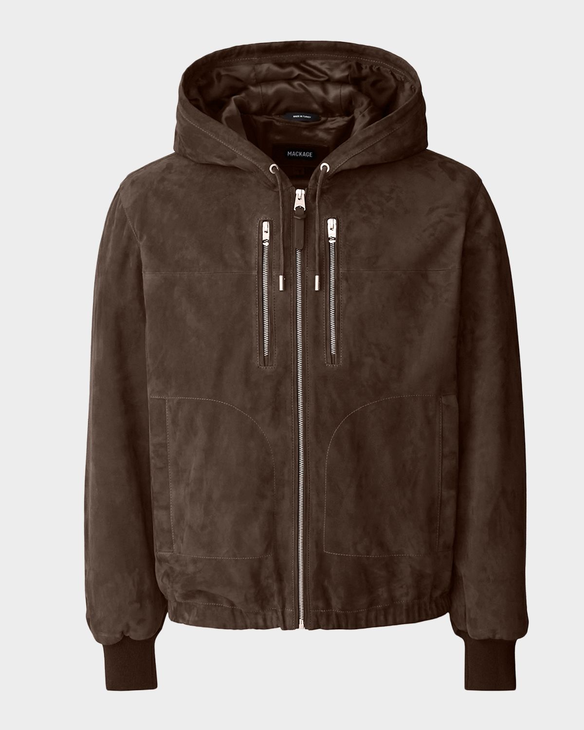 Mackage Men 's Sylas Suede Hooded Jacket