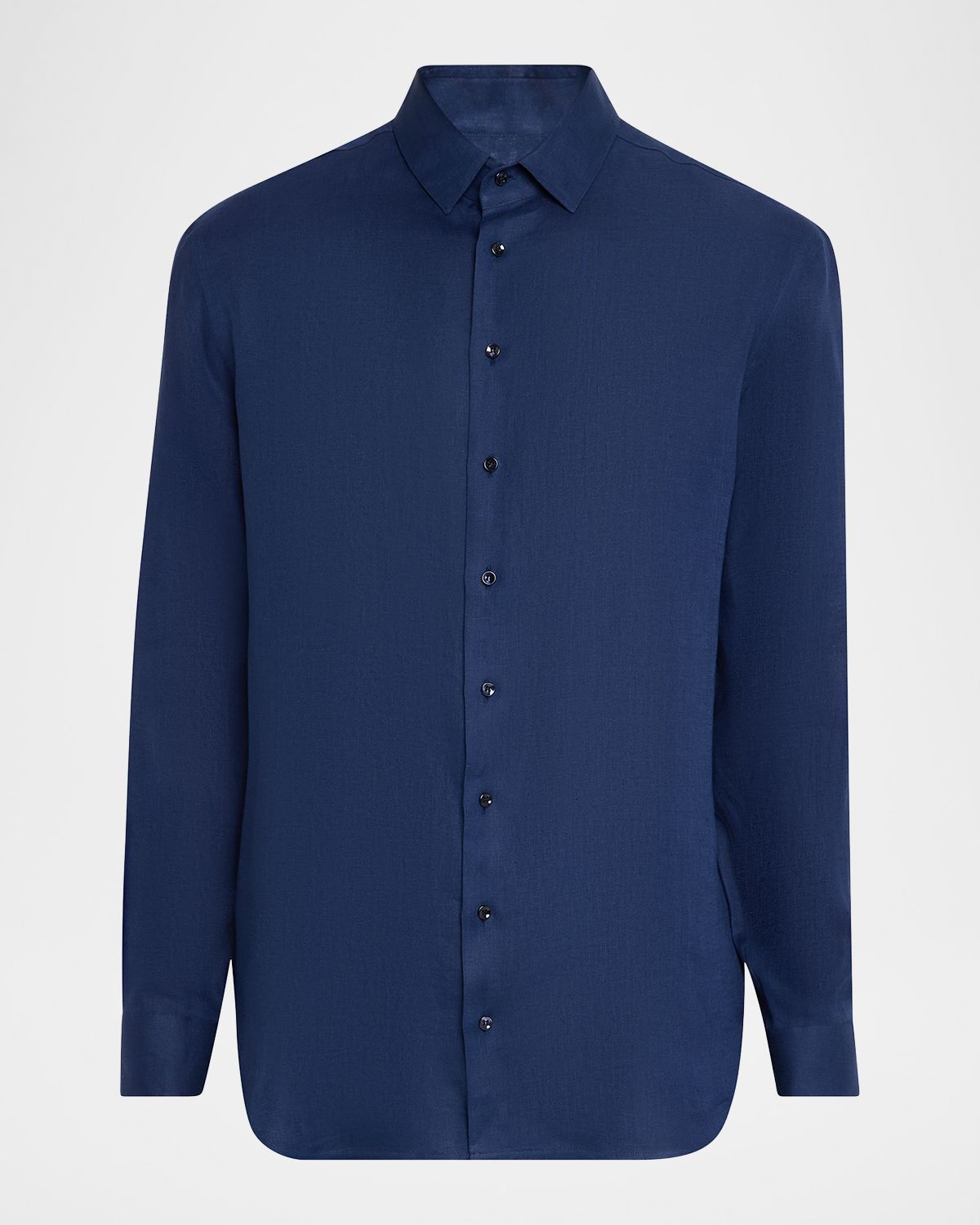 Giorgio Armani Men 's Linen Classic-Fit Sport Shirt