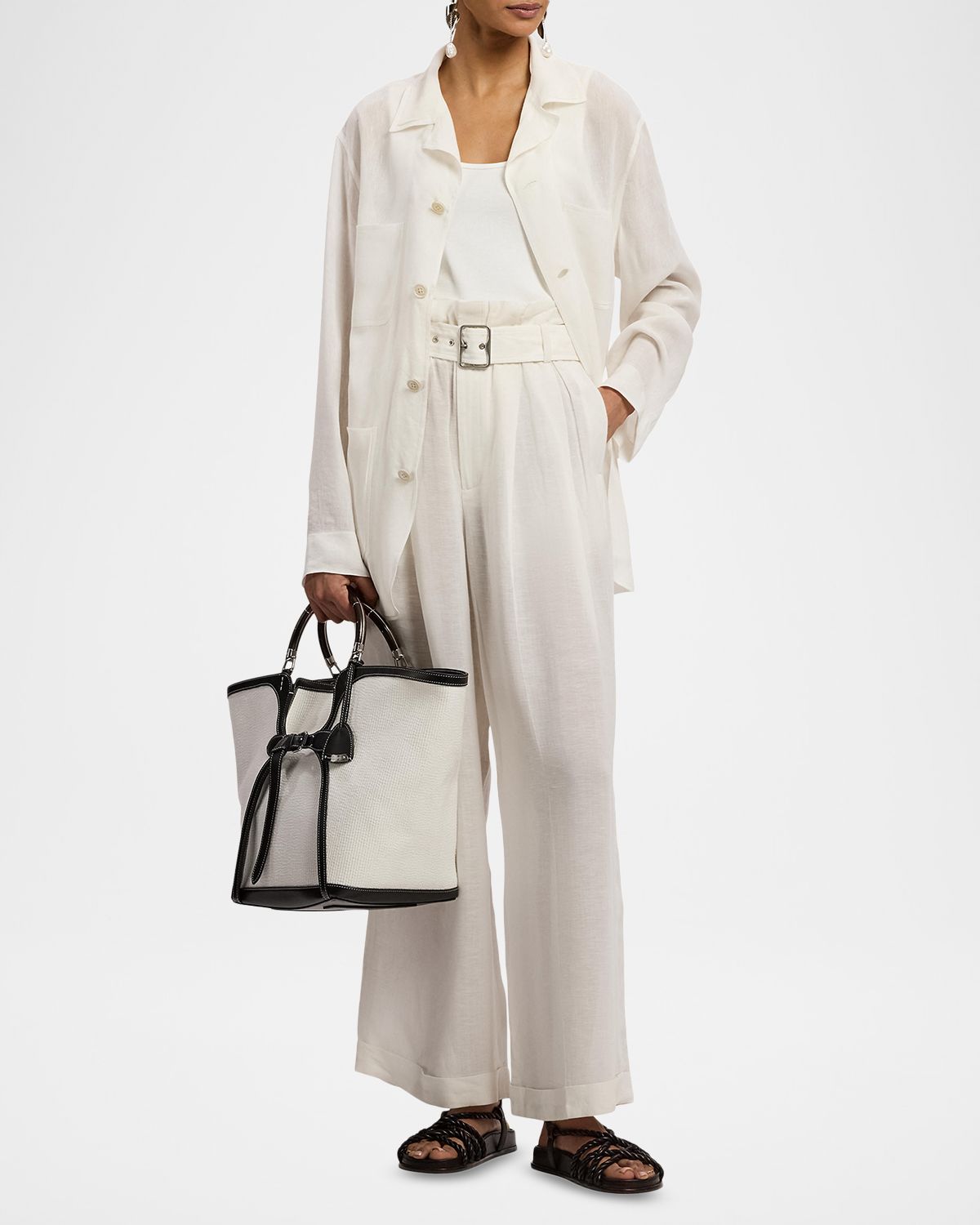 Ralph Lauren Collection Relaxed Linen Single-Breasted Blazer