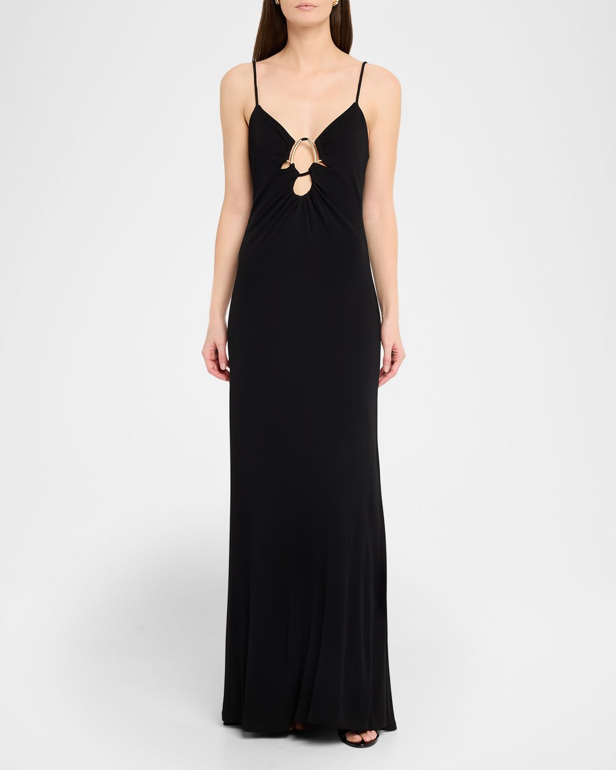 Ramy Brook Chrissy Cutout Stretch Jersey Gown