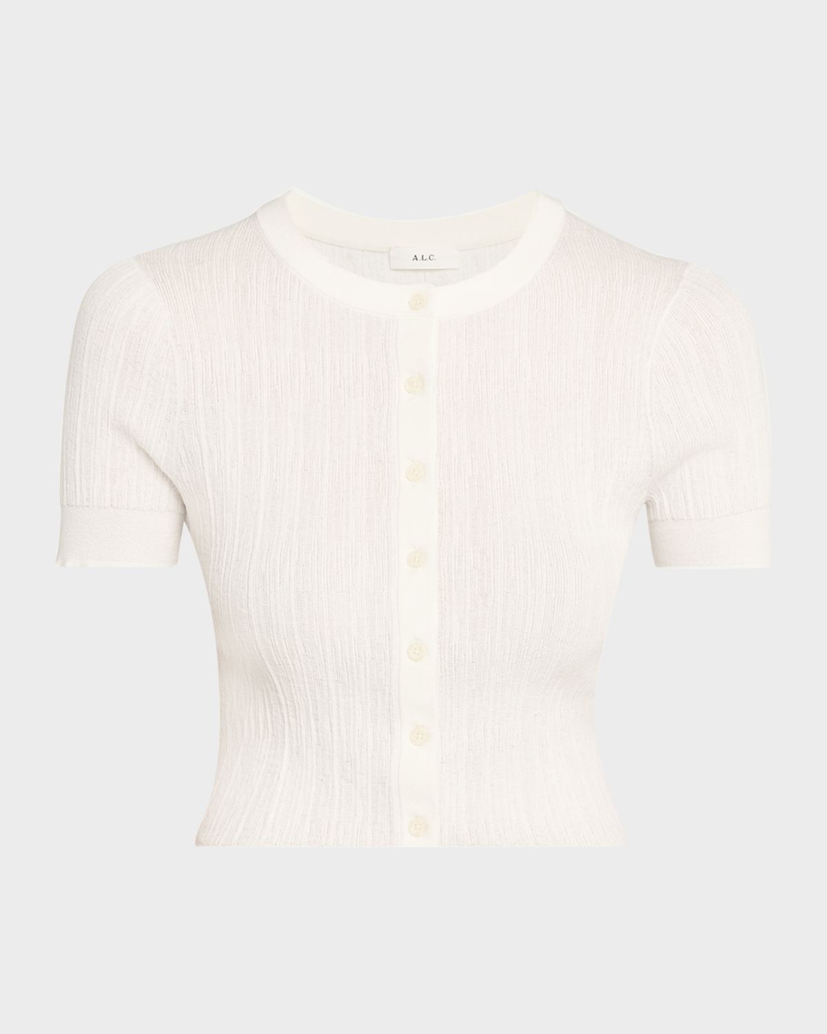 A.L.C. Lottie Textured Crop Cardigan | Thumbnail 6
