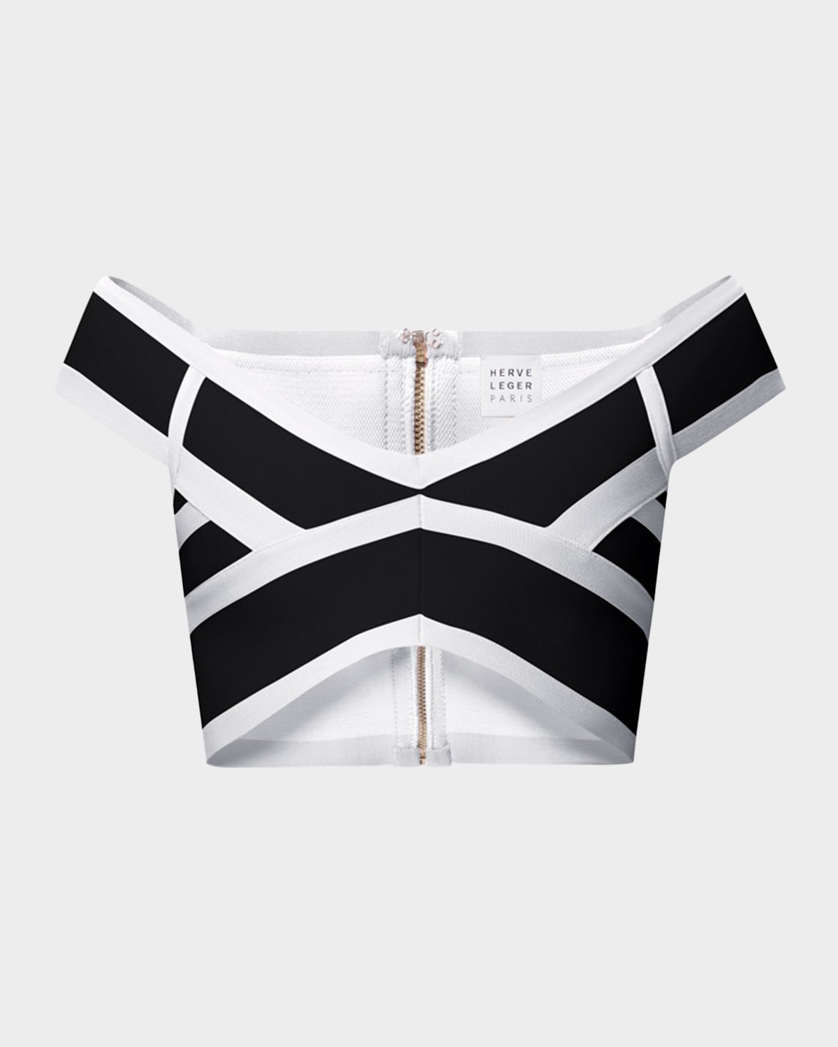Herve Leger The Spotlight Crop Top