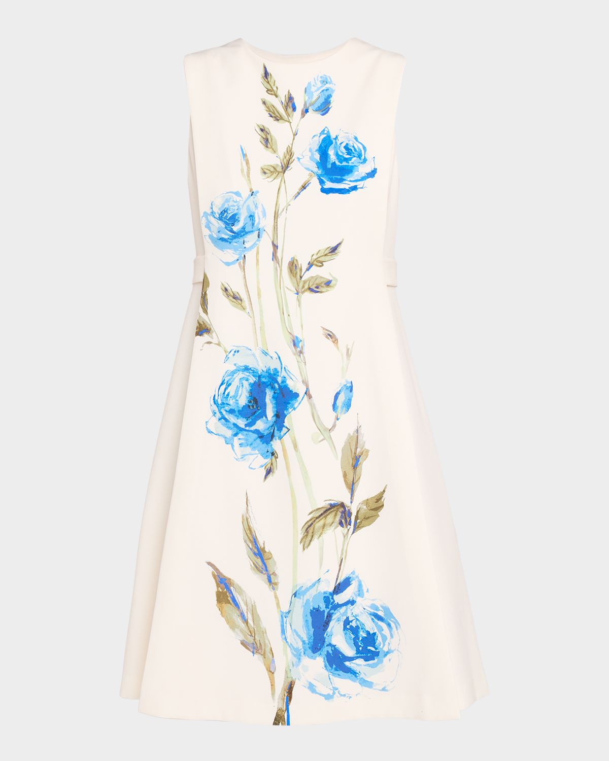 Rickie Freeman for Teri Jon Floral-Print Crepe Apron Dress | Thumbnail 6 Rickie Freeman for Teri Jon Floral-Print Crepe Apron Dress | Thumbnail 6