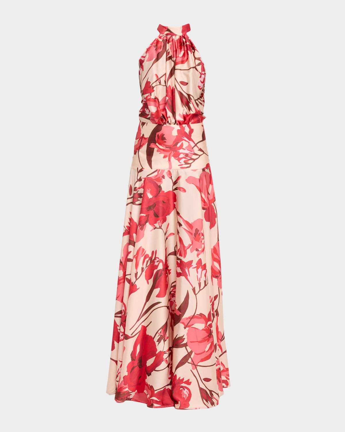 Chiara Boni La Petite Robe Disei Floral-Print Halter Maxi Dress