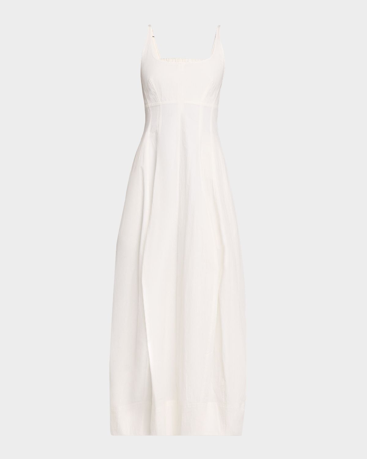 A.L.C. Nina Sleeveless Open-Back Cotton Midi Dress
