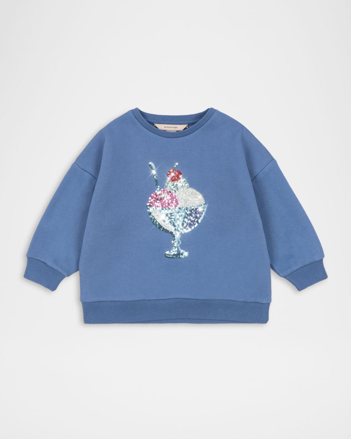 Konges Slojd Girl 's Loumilla Sequined Sweater, Size 18M-8