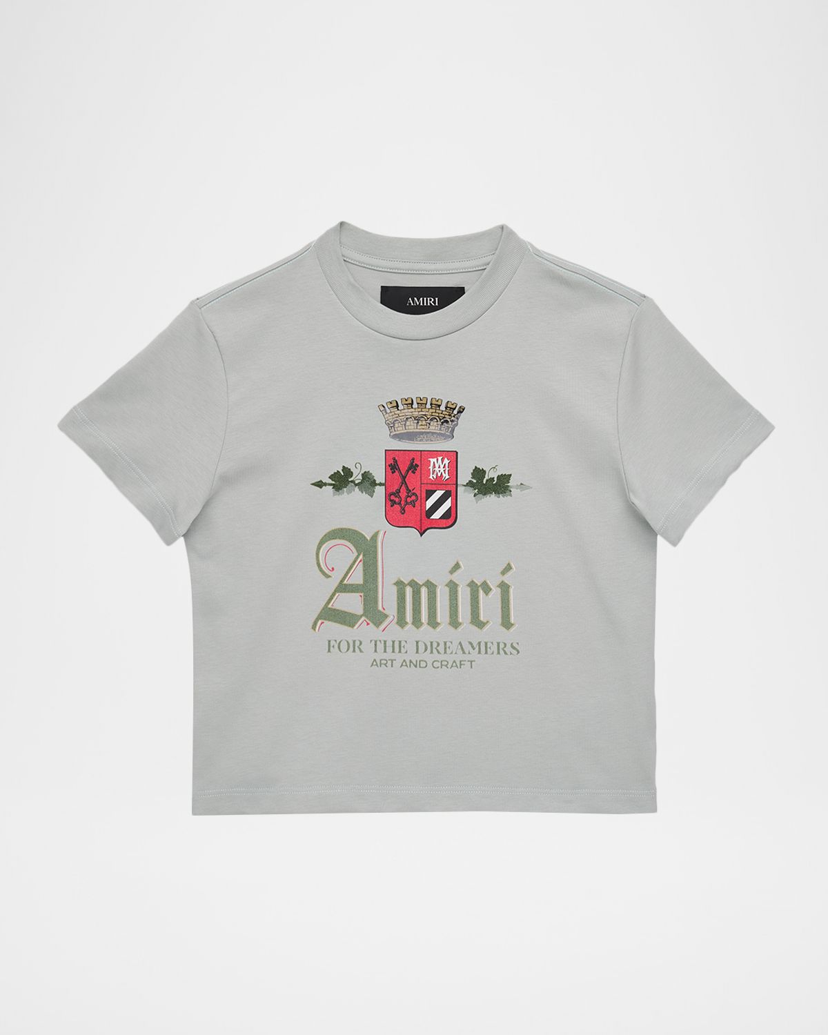Amiri Kid 's Chateau Crown Printed T-Shirt, Size 4-12