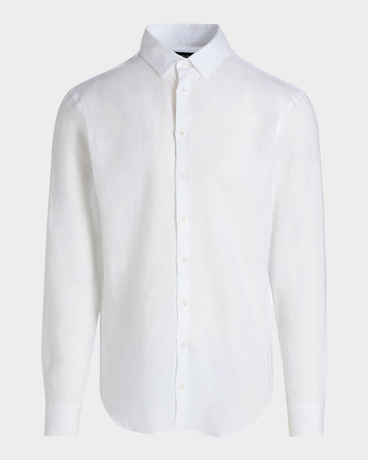 Giorgio Armani Men 's Linen Classic-Fit Sport Shirt