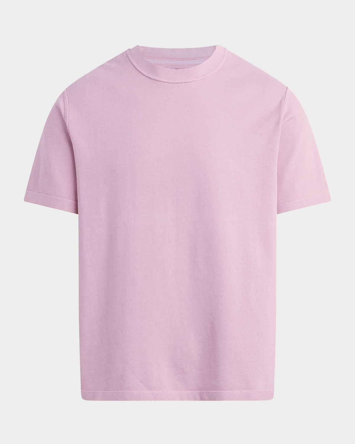 Hudson Men 's Heavyweight Reverse-Seam Stonewashed Crewneck T-Shirt