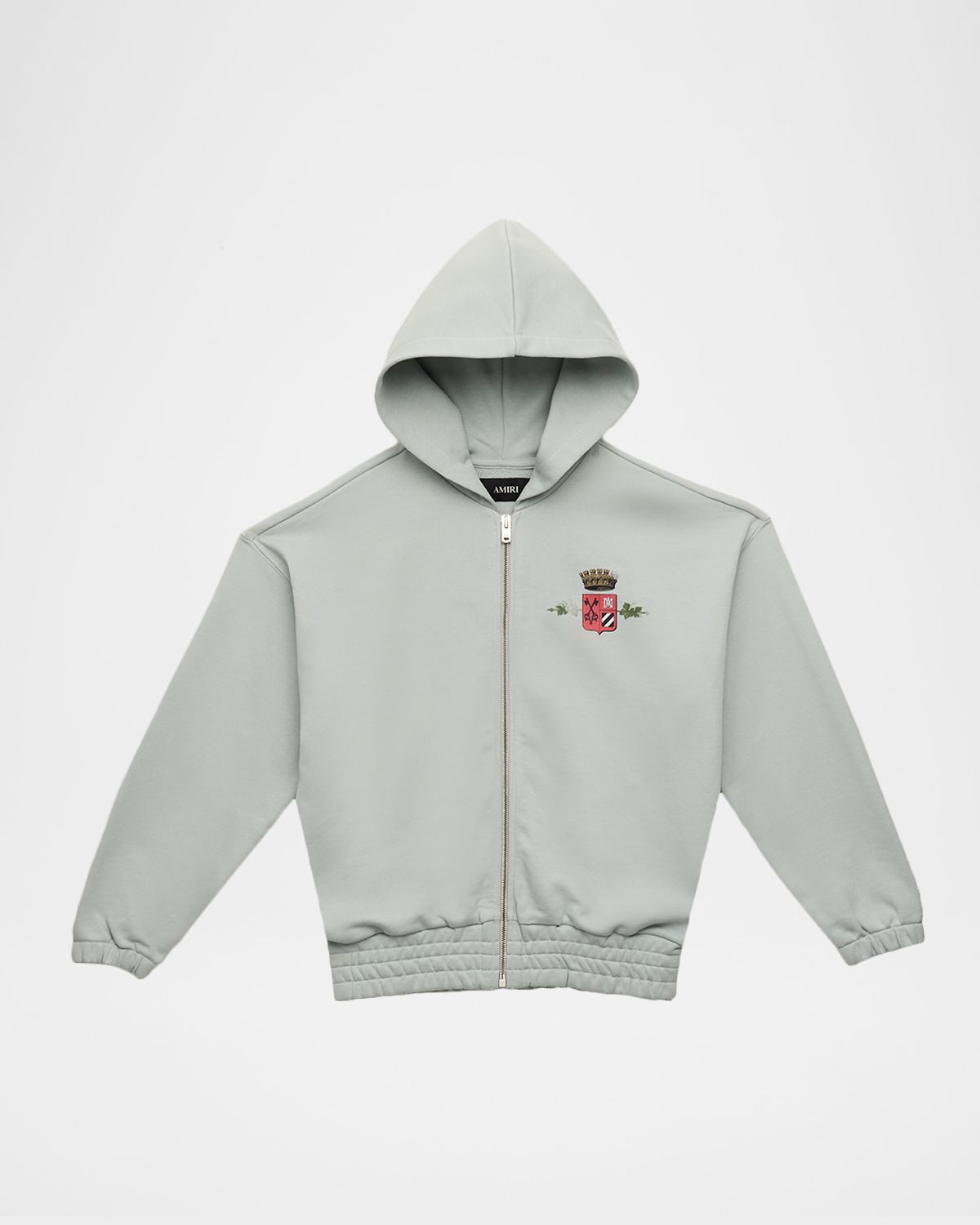 Amiri Kid 's Chateau Crown Zip-Front Hoodie, Size 4-12