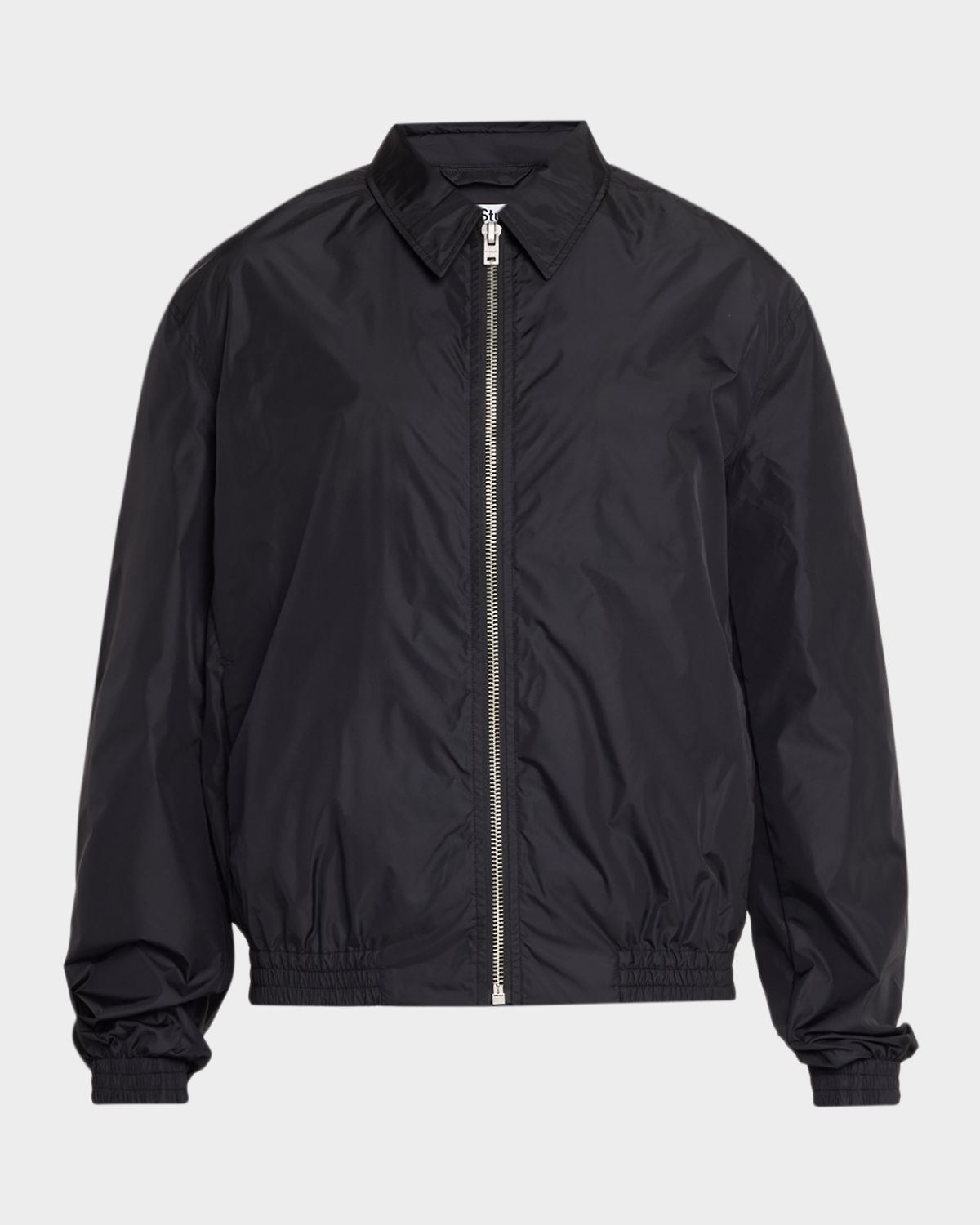 Acne Studios Men 's Nylon Logo Shirt Jacket