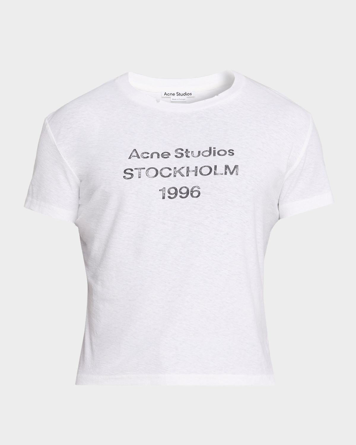 Acne Studios Men 's Etza 1996 Logo Crewneck T-Shirt