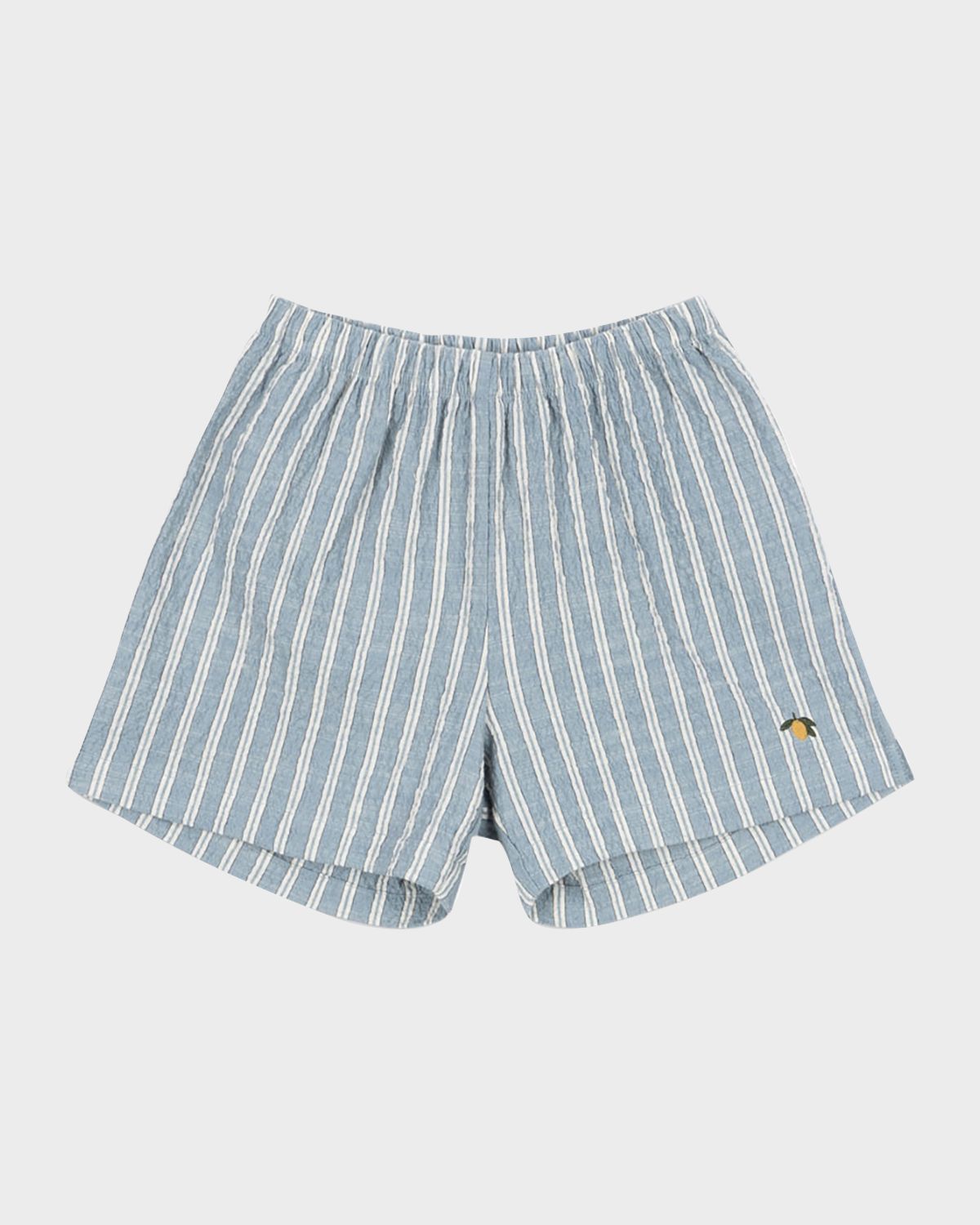 Konges Slojd Girl 's Elliot Striped Seersucker Cotton Shorts