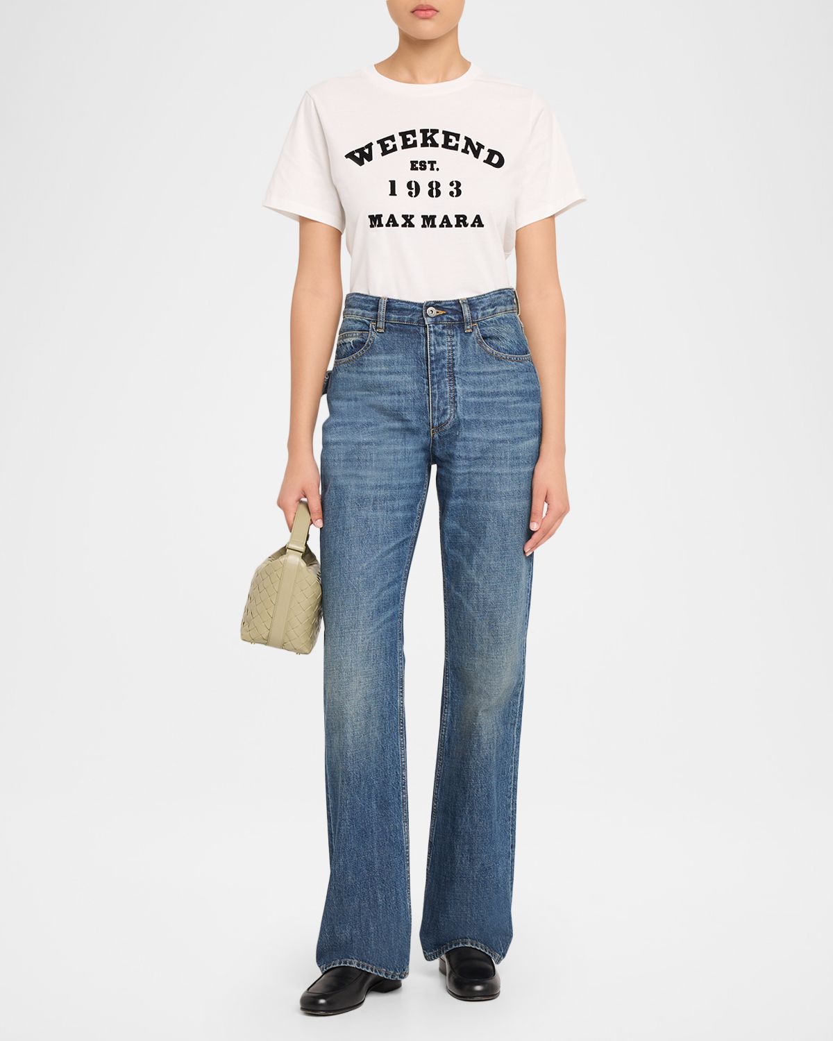 Weekend Max Mara Tenue Logo-Print Cotton Tee