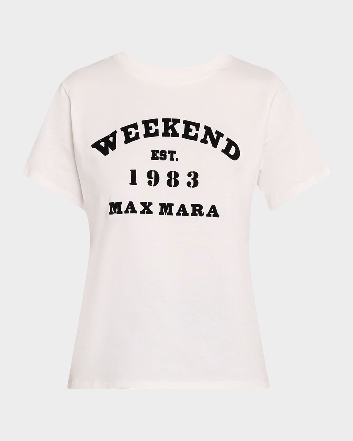 Weekend Max Mara Tenue Logo-Print Cotton Tee