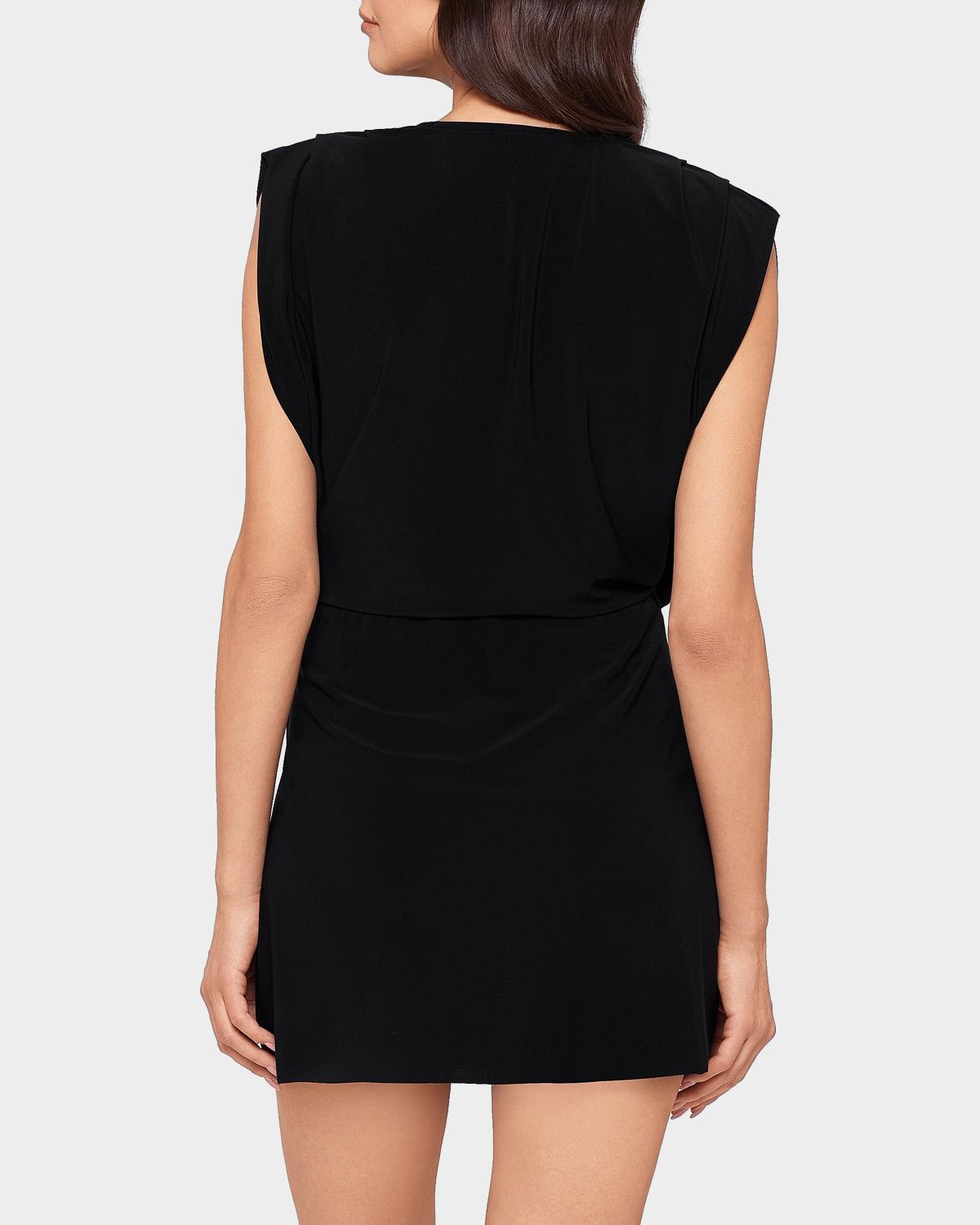 Magicsuit Surplice Plunge Mini Dress Coverup | Thumbnail 4 Magicsuit Surplice Plunge Mini Dress Coverup | Thumbnail 4